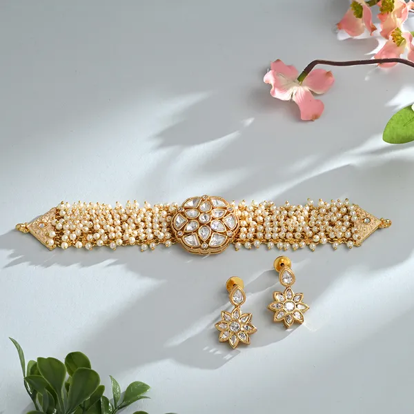 Multicoloured_Uncut_Kundan_Choker_Set