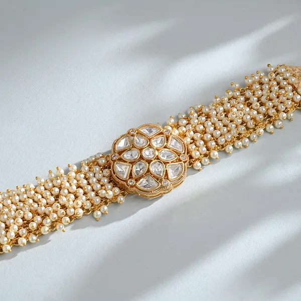 Multicoloured_Uncut_Kundan_Choker_Set