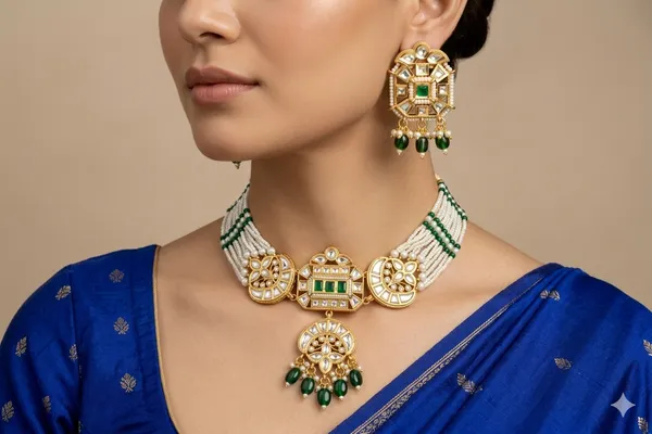 The_Regal_Pearl_Green_Kundan_Choker_Set