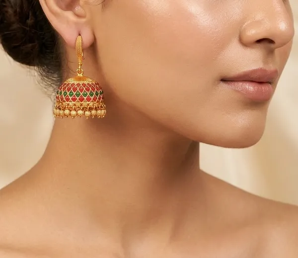Full_Ruby_Green_Antique_Jhumka