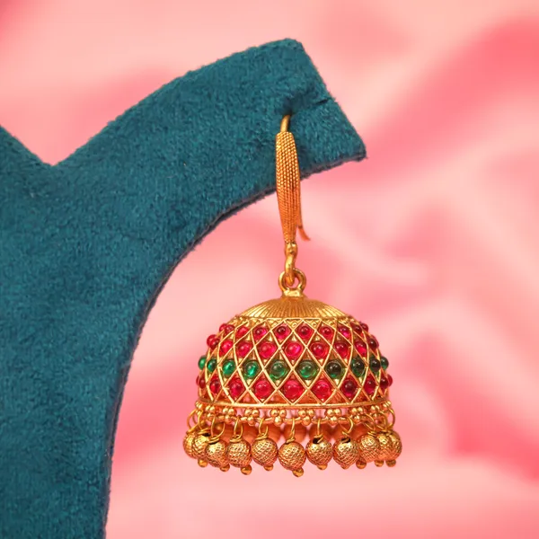 Full_Ruby_Green_Antique_Jhumka