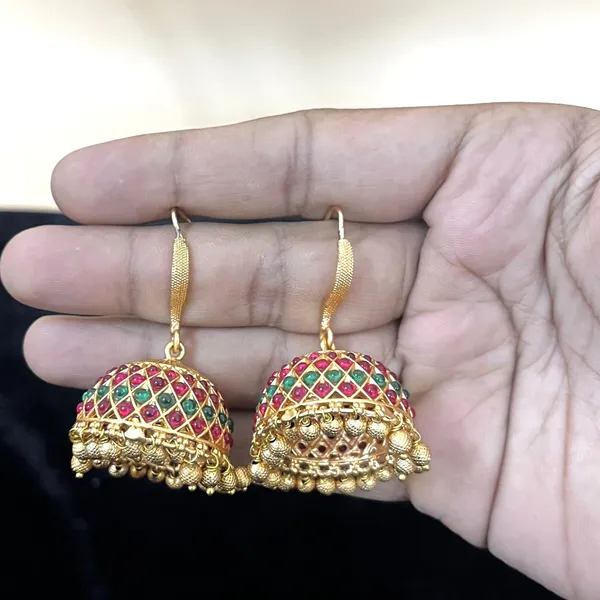 Full_Ruby_Green_Antique_Jhumka