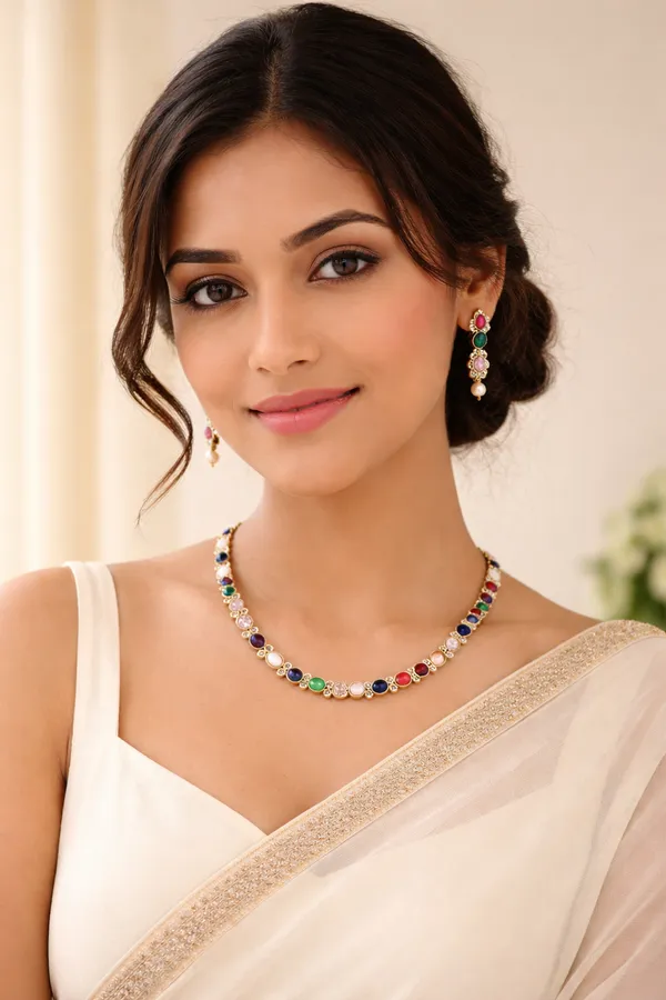 Navaratna_Antique_Cz_Stone_Necklace_Set_For_Women