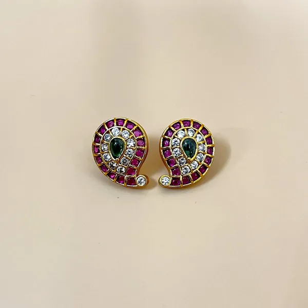 Antique_Keri_Stud_Earrings_–_Ruby_&_Emerald_Glow