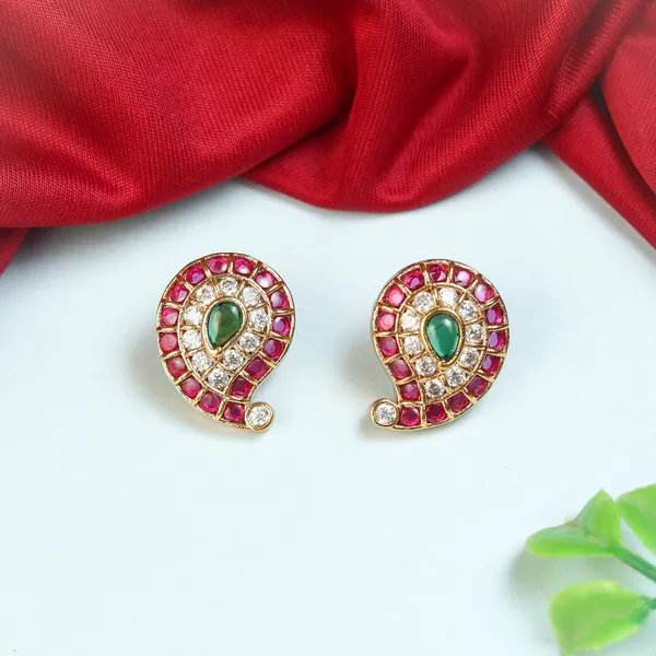 Antique_Keri_Stud_Earrings_–_Ruby_&_Emerald_Glow