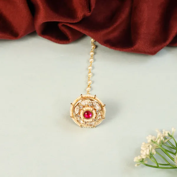 Ruby_White_Traditional_Red_Stone_Ruby_White_Kundan_Tikka