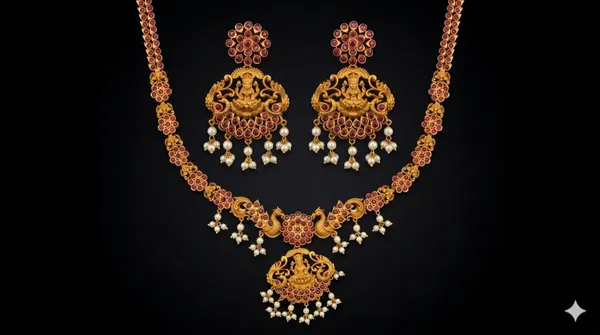 Antique_Lakshmi_Long_Necklace_Set