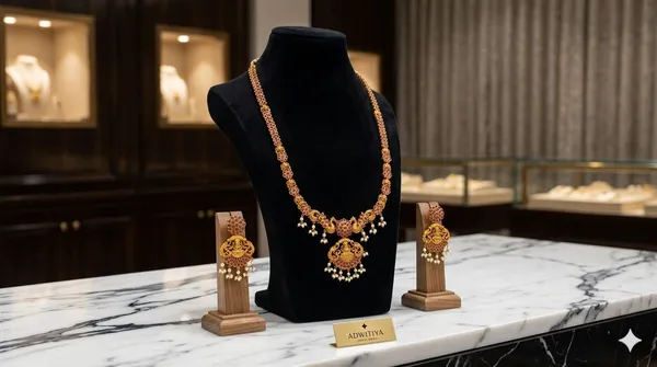Antique_Lakshmi_Long_Necklace_Set