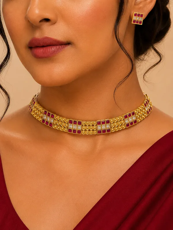 Ruby_Classy_Ad_Choker_Set