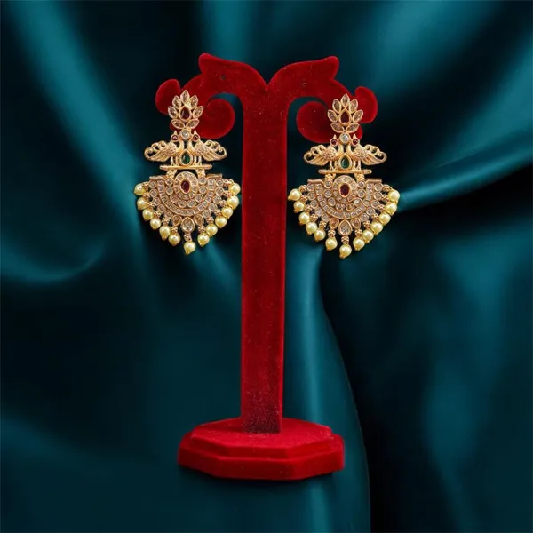 Ruby_Green_Antique_Peacock_Ad_Earring