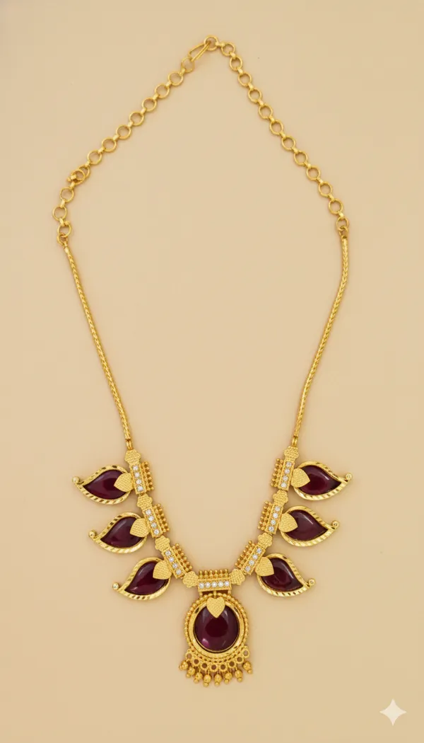 Royal_Leaf_Vine_Necklace_Set