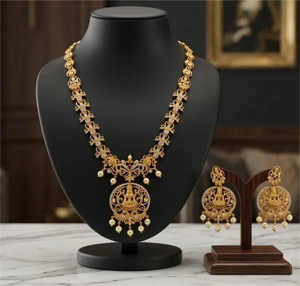 Mrinalini_Pearl_Bloom_Necklace_Set