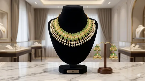 Rajwadi_Gold_Choker_Set