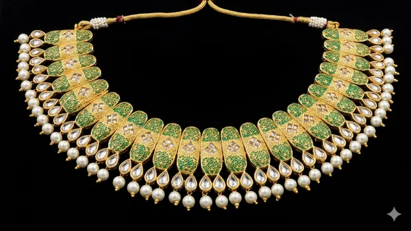 Rajwadi_Gold_Choker_Set