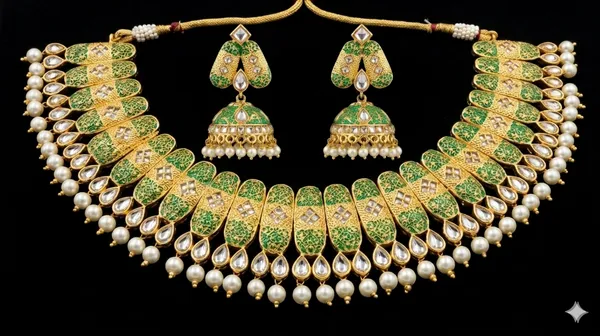 Rajwadi_Gold_Choker_Set