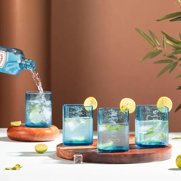 Pack_Of_4_Bombay_Sapphire_Glasses_Drinking_Juice,Bourbon,Whisky,Cocktails,Mocktail_Transparent_Up-Cycled_Eco-Friendly_Glasses_Perfect_For_Home,Restaurants_And_Parties_Dishwasher_Safe