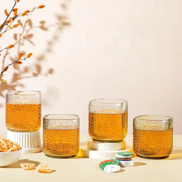 wine glasses no stem JoyJolt | Hue Colored Stemless Wine Glasses