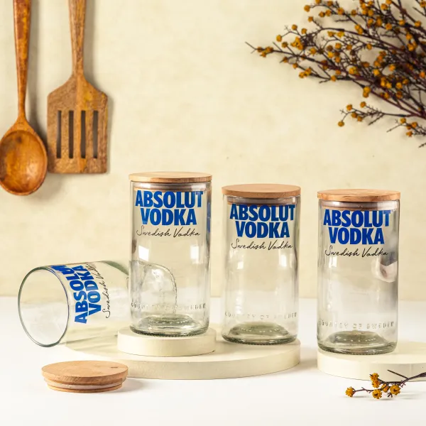 Pack_Of_4_Transparent_Absolute_Top_Cut_Bottle_Jars_With_Wooden_Lids_Storage_Jar_Multipurpose_Jar
