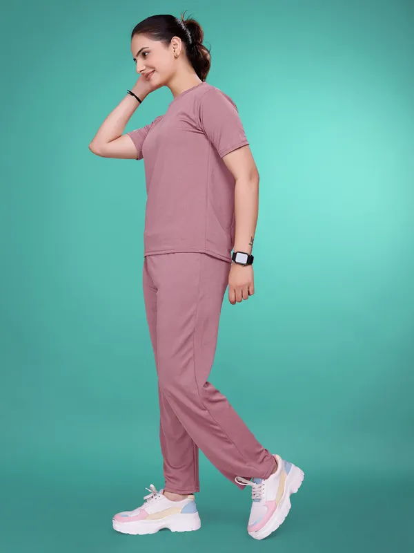Onion_Solid_Valentino_Elastane_NightSuit_Set_For_Women_|_Regular_Round_Neck_Short_Sleeve