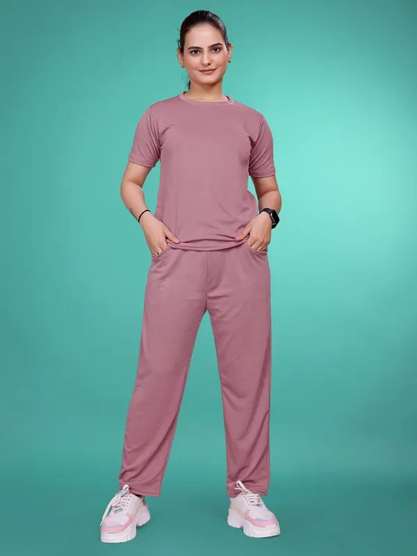 Onion_Solid_Valentino_Elastane_NightSuit_Set_For_Women_|_Regular_Round_Neck_Short_Sleeve