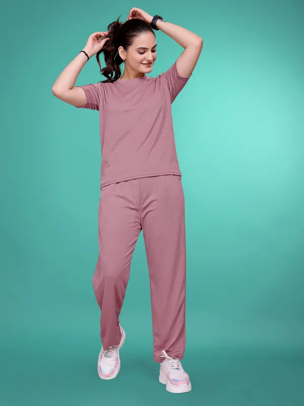 Onion_Solid_Valentino_Elastane_NightSuit_Set_For_Women_|_Regular_Round_Neck_Short_Sleeve