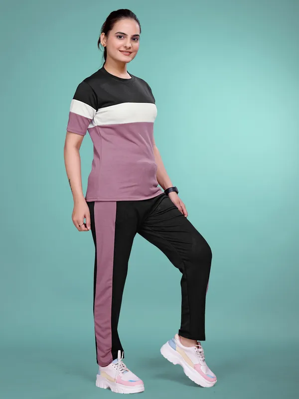 Onion__Printed_Elastane_TrackSuit_Set_For_Women_|_Regular_Round_Neck_Short_Sleeve