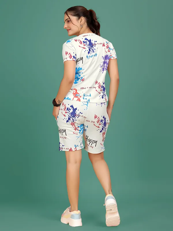 Multi_Colour_Valentino_Elastane_Co-ord_Set_For_Women_|_Regular_Round_Neck_Short_Sleeve