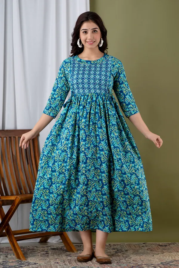 Blue_Feeding_Maternity_Kurti_Sky_Blue_For_Women