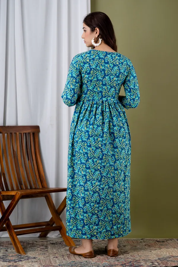 Blue_Feeding_Maternity_Kurti_Sky_Blue_For_Women