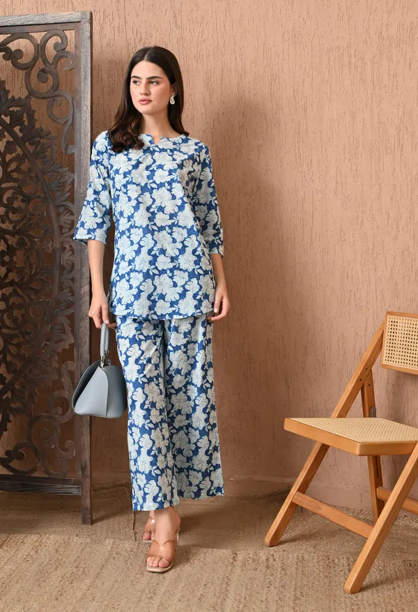 Dusk_Blue_Cotton_Co-ord_set