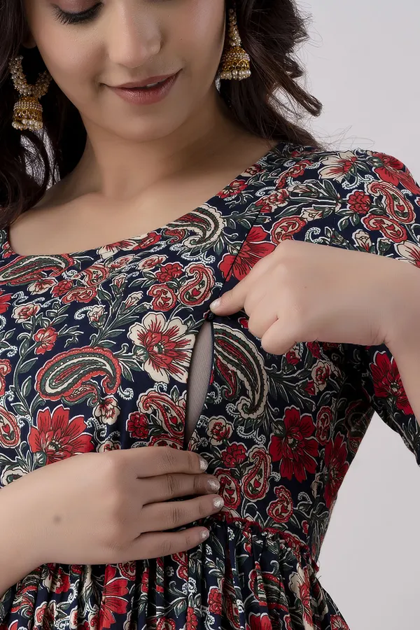 Blue_Beautiful_Maternity_Kurtis__For_Women