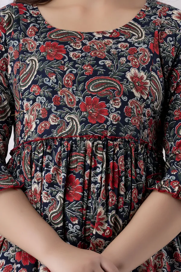 Blue_Beautiful_Maternity_Kurtis__For_Women