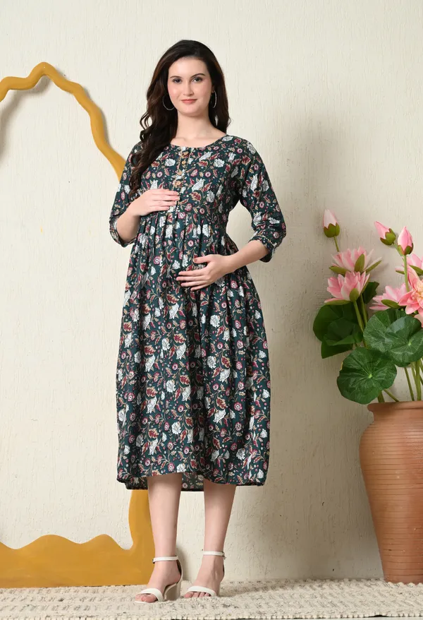 Floral_Feeding_Maternity_Kurti__For_Women
