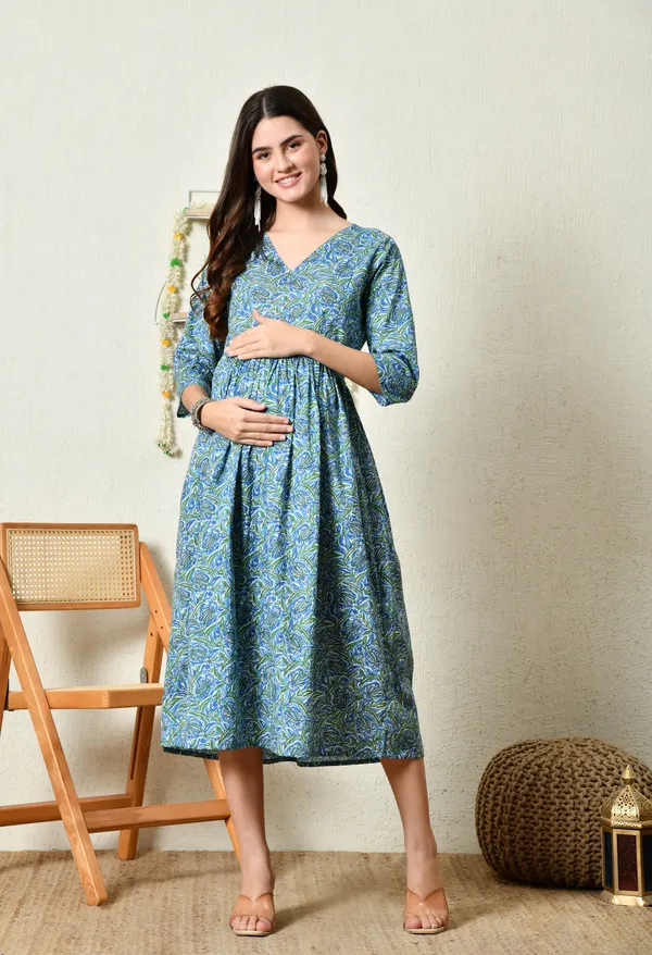 Floral_Feeding_Maternity_Kurti__For_Women