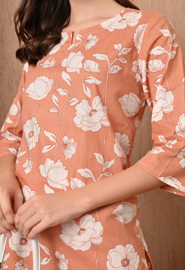 Peach_Cotton_Co-ord_set