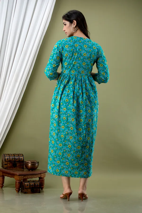 Olive_Feeding_Maternity_Kurti_Olive_For_Women