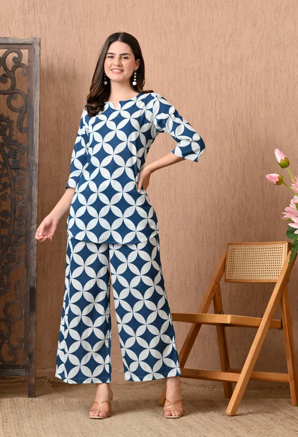 Dusky_Blue_Cotton_Co-ord_Set