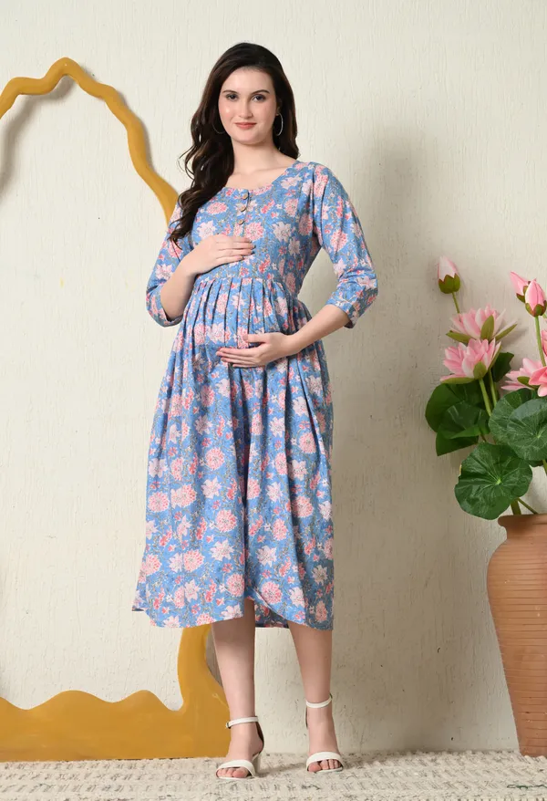 Floral_Feeding_Maternity_Kurti__For_Women