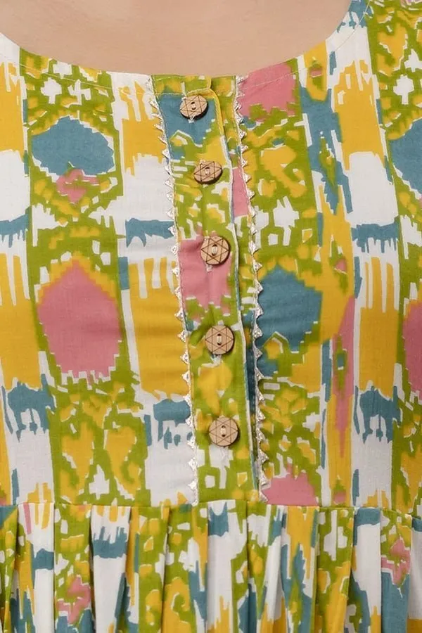 Green_Feeding_Maternity_Kurti_Yellow_For_Women