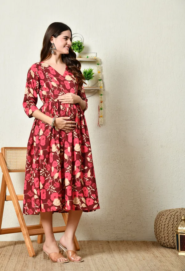 Floral_Feeding_Maternity_Kurti__For_Women
