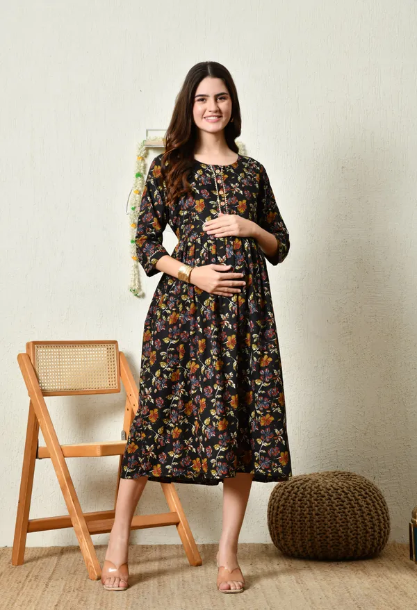 Floral_Feeding_Maternity_Kurti__For_Women