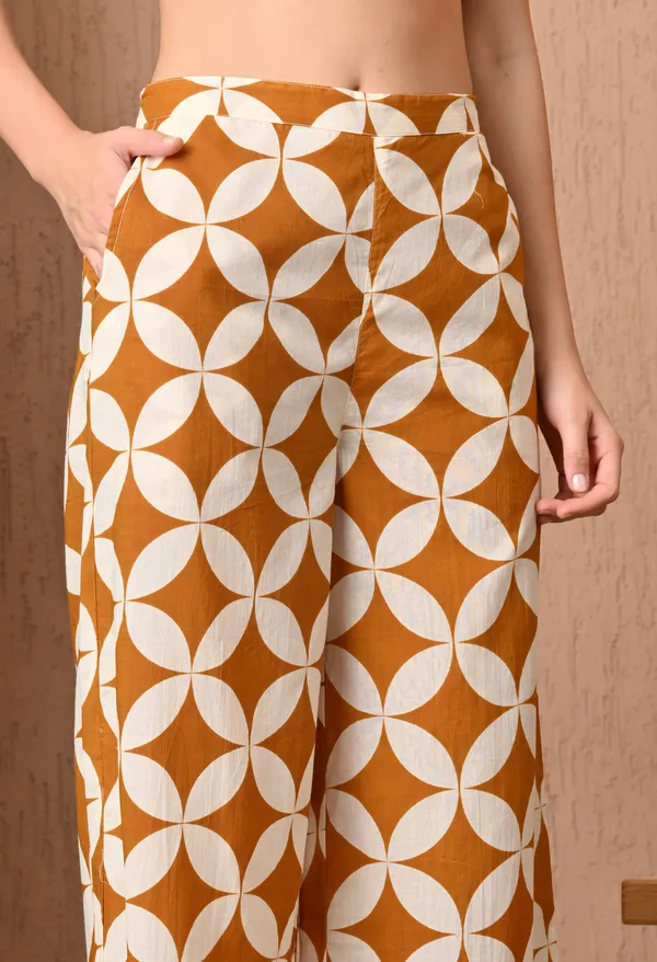 Fiery_Orange_Cotton_Co-ord_set