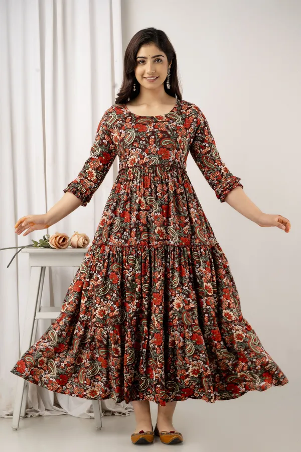 Dark_Mehroon_Feeding_Maternity_Kurtis__For_Women