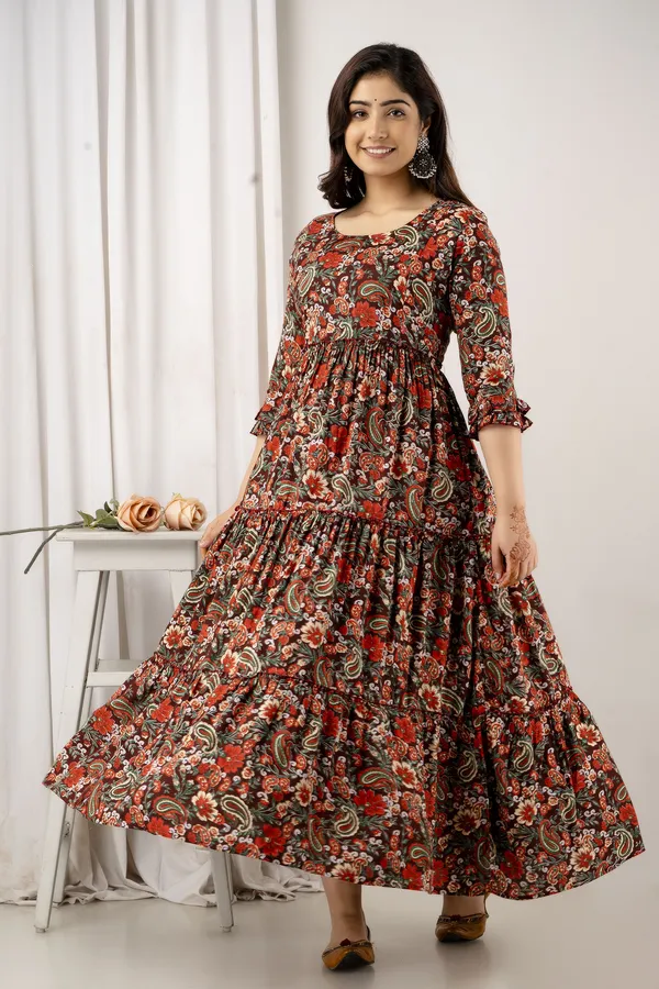 Dark_Mehroon_Feeding_Maternity_Kurtis__For_Women