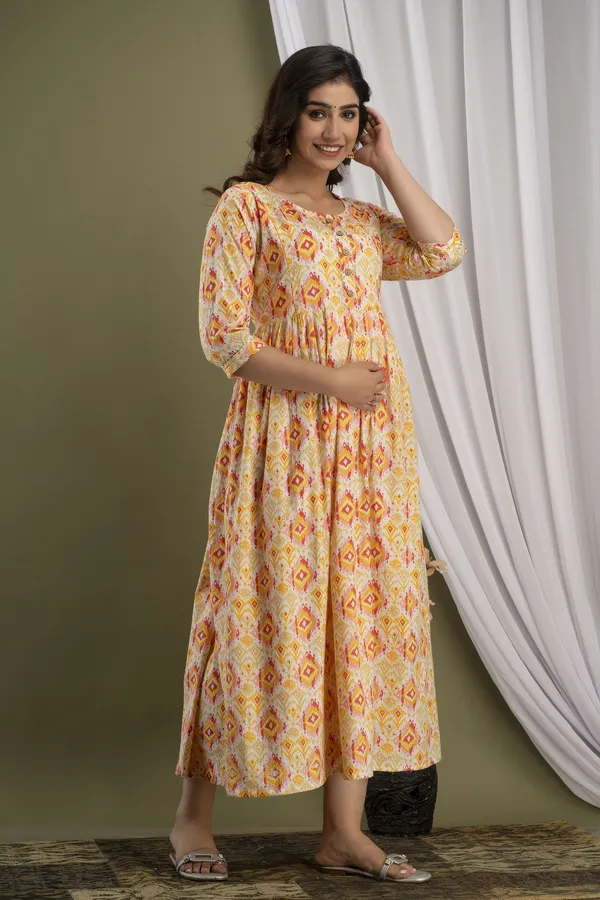 Yellow_Maternity_wear_by_SILAKIVA