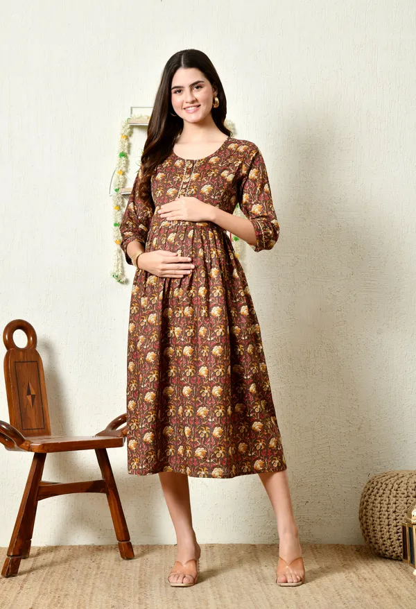 Floral_Feeding_Maternity_Kurti__For_Women