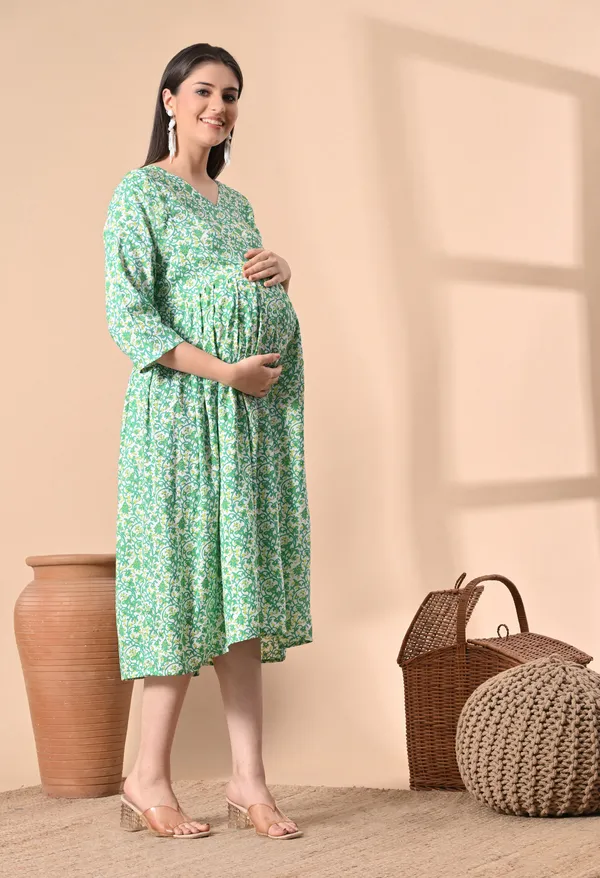 Green_Maternity_wear_by_SILAKIVA