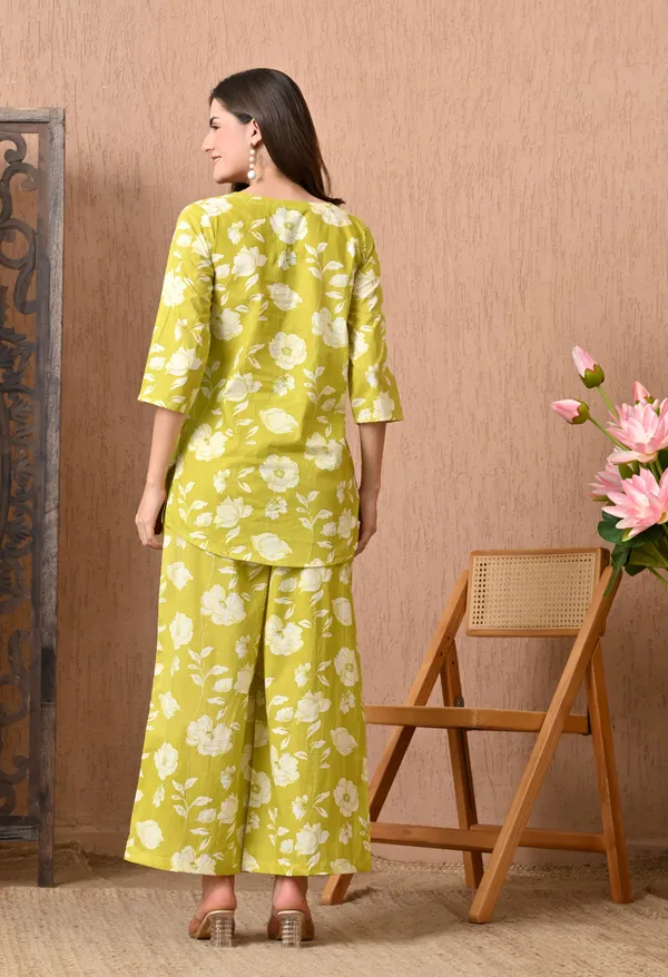Orangy_Yellow_Cotton_Co-ord_set