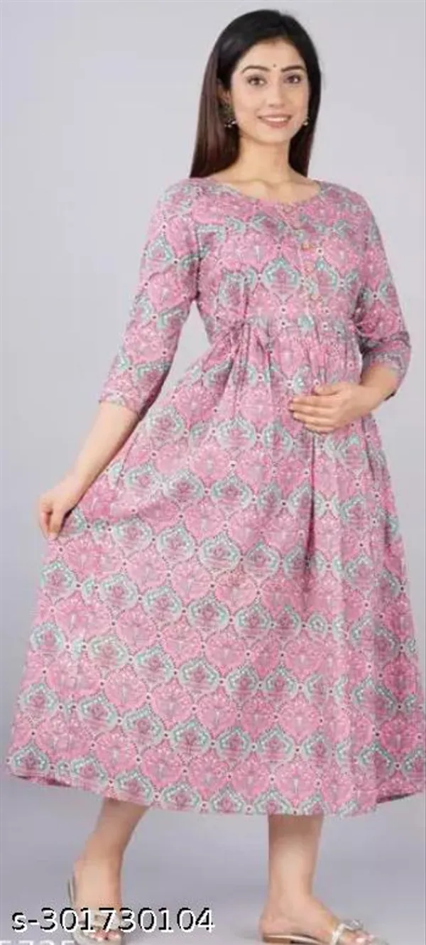 Light_Pink_Feeding_Kurti_,_Stylish_And_Comfortable_Nursing_Wear_With_Zip__For_Women