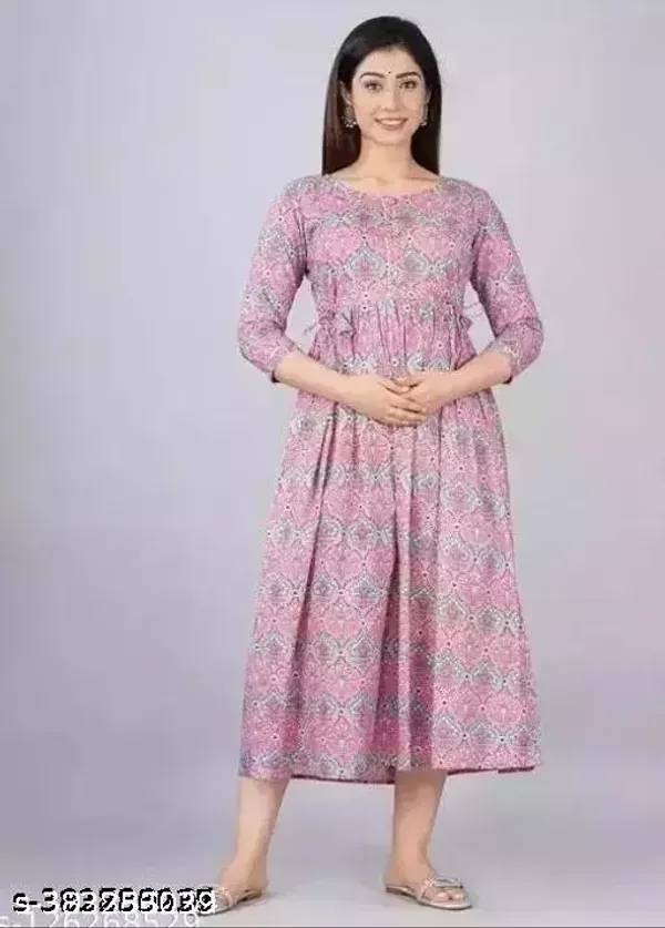Light_Pink_Feeding_Kurti_,_Stylish_And_Comfortable_Nursing_Wear_With_Zip__For_Women